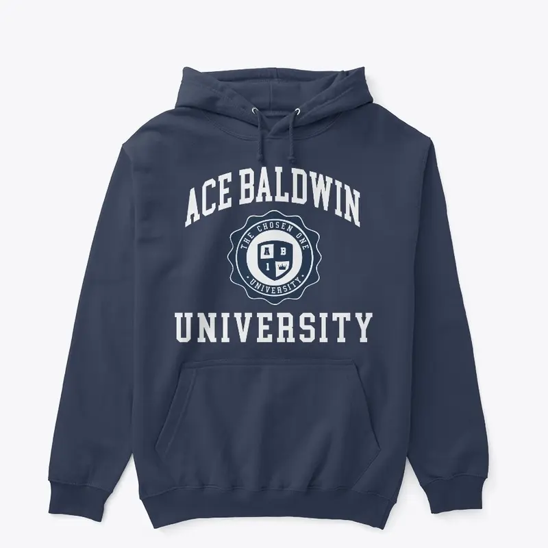 Ace Baldwin University hoodie navy