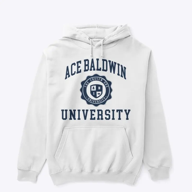 Ace Baldwin University Hoodie white